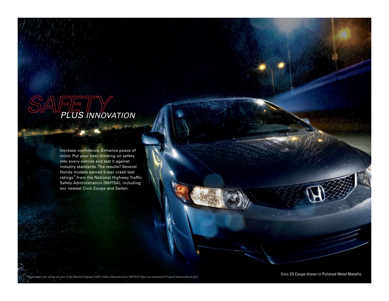 2009 Honda Civic Coupe Brochure Page 13